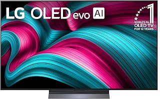 LG 55-Inch OLED55C5PUA C5 Series 4K Smart TV with Alpha 9 AI Processor