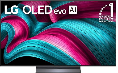 LG Smart TV Class OLED evo AI 4K C5 Series de 55 pulgadas con Dolby Atmos, Dolby Vision, HDR10, AI Super Upscaling 4K, modo Cineasta, Orquesta Wow,
