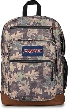 JanSport Cool Backpack with 15-inch Laptop Sleeve, Large Computer Bag Rucksack with 2 Compartments, Ergonomic Straps, Woodland Camo, One Size, 34l Cool Backpack   15-inch Laptop Sleeve - 2 Xlarge