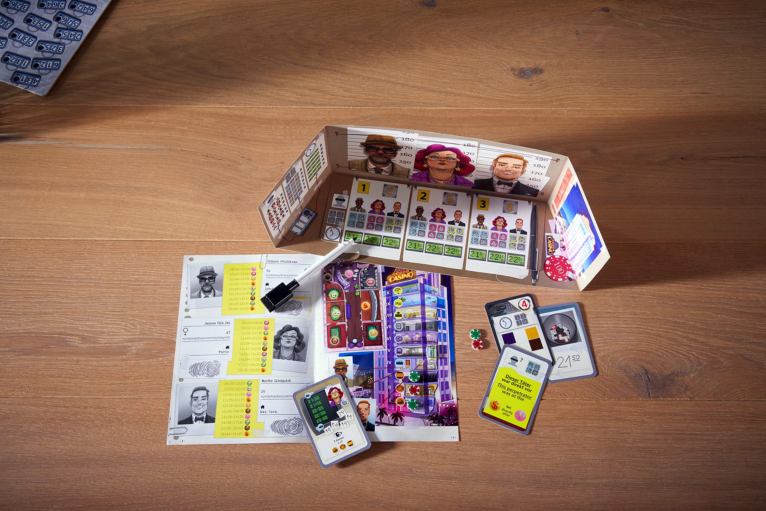 HABA 306852 - The Key – Robo en el Casino Royal Star, Juego de investigación Nivel intermedio. Más 10 años