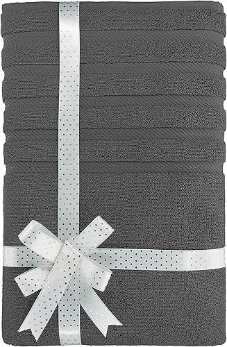 Miniatura 4 de American Soft Linen - Toallas de baño grandes de 35 x 70 pulgadas, toalla de baño de 100% algodón turco, toallas de baño para baño, playa y piscina,