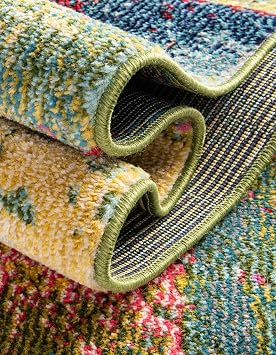 Unique Loom Estrella Collection Area Rug - Barris (10' x 13' 1 Rectangle Multi/Beige)