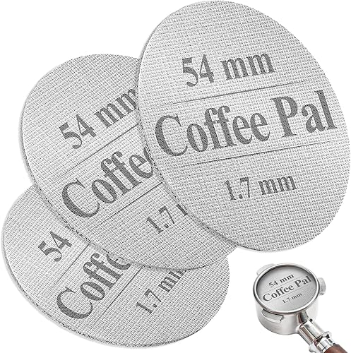 Paquete de 3 pantallas de disco de 2.126 in, pantalla de filtro de espresso para cesta portafiltro de 2.126 in, pantalla de ducha inferior - 0.067