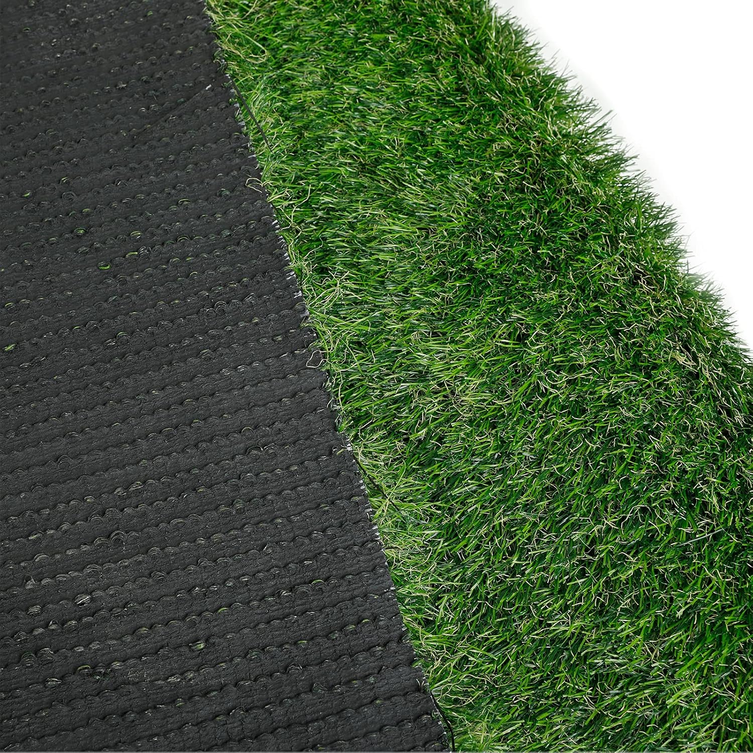TYFYB 3FT X 33FT (99 Square FT) Artificial Grass Deluxe Synthetic Thick Lawn Pet Turf for Garden Backyard Patio Balcony Indoor/Outdoor Landscape,with Drain Holes,High Density,1.37'' Pile Height