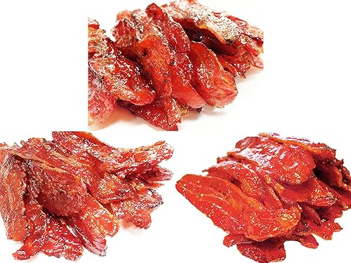 Cecina de de tocineta oriental a la parrilla, fabricada al gusto (sabor original) también conocido como bak kwa de Singapur, ganador del premio