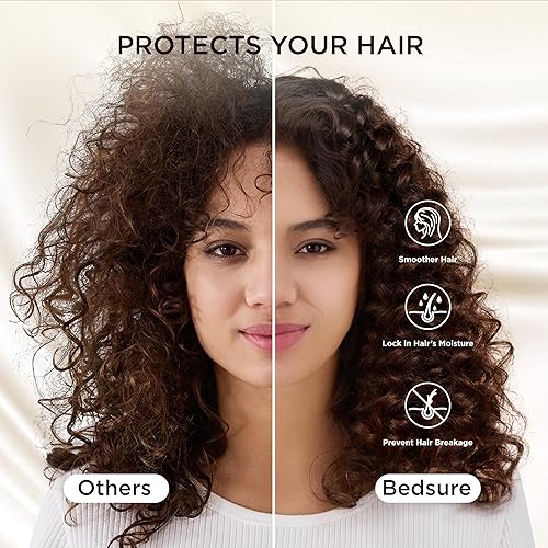 Miniatura 3 de Bedsure Funda de almohada corporal negra de 20 x 54 pulgadas, funda de almohada larga de satén sedoso súper suave - Funda de almohada corporal con