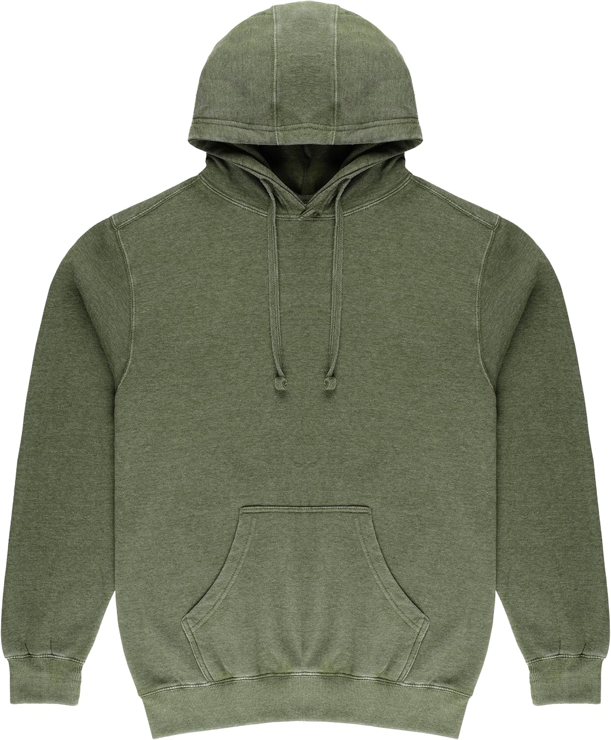 Vintage Fleece Unisex Hoodie, Pullover Hooded Washed Sweatshirt for Men and Women Style 617 Print Ready Blanks - Image 3