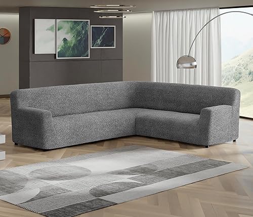 Miniatura 2 de PAULATO BY GA.I.CO. Funda para sofá seccional, funda para sofá esquinero, fundas de tela de poliéster suave, funda elástica de 1 pieza, colección de