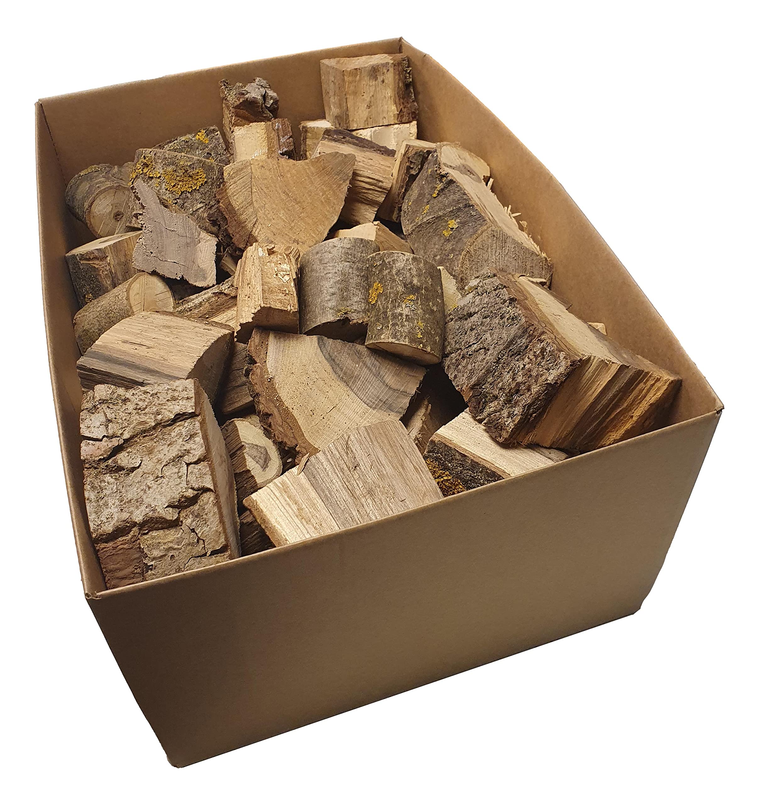 Exstream BBQ Wood Chunks BBQ 25 Litre Box For Food Smoking (Hickory 25 Litre)