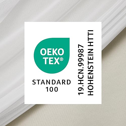 Miniatura 10 de TOWN & COUNTRY LUXE Talia - Cortinas interiores de doble capa, transparentes y opacas para oscurecer la habitación, ojales en la parte superior,