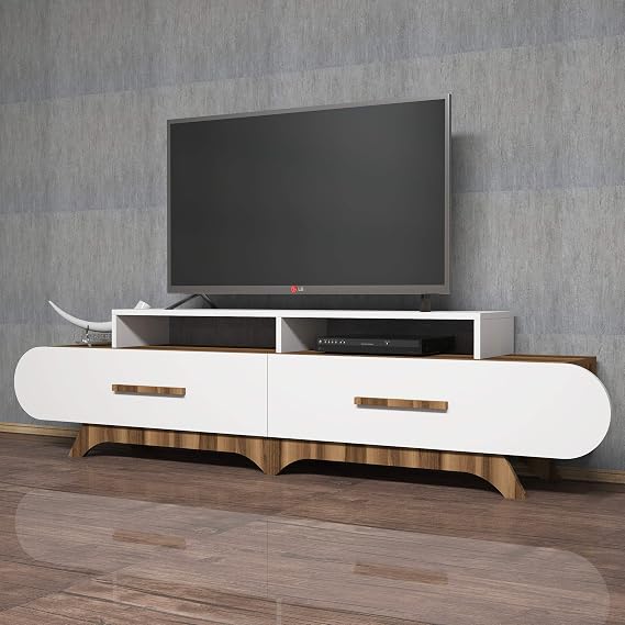 Variant Flora TV Unit (Walnut/White)