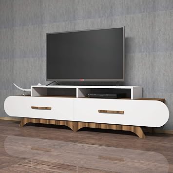 Variant Flora TV Unit Walnut/White