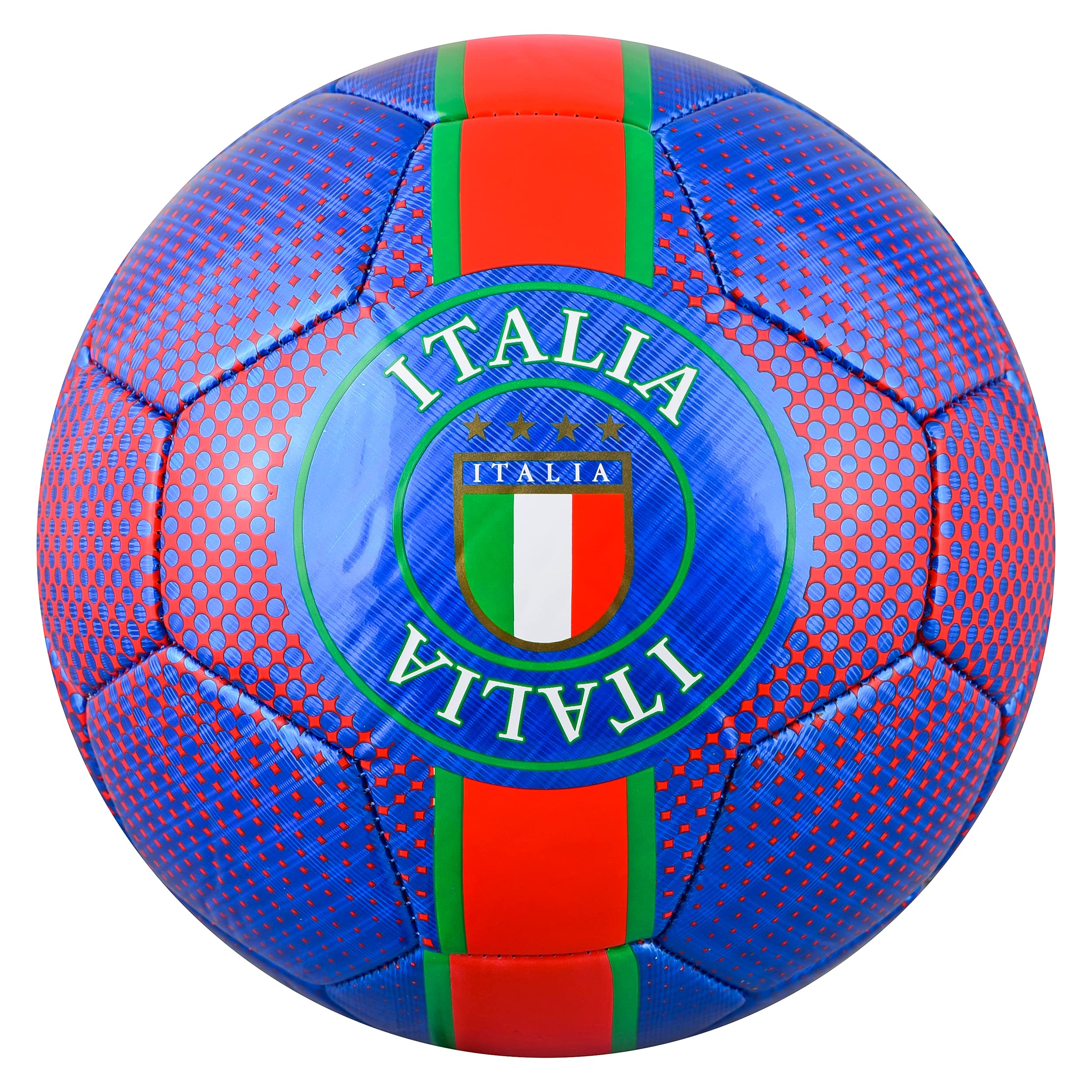 Amazon.co.jp: Italia Soccer Ball Blue/Red Size 5 : スポーツ