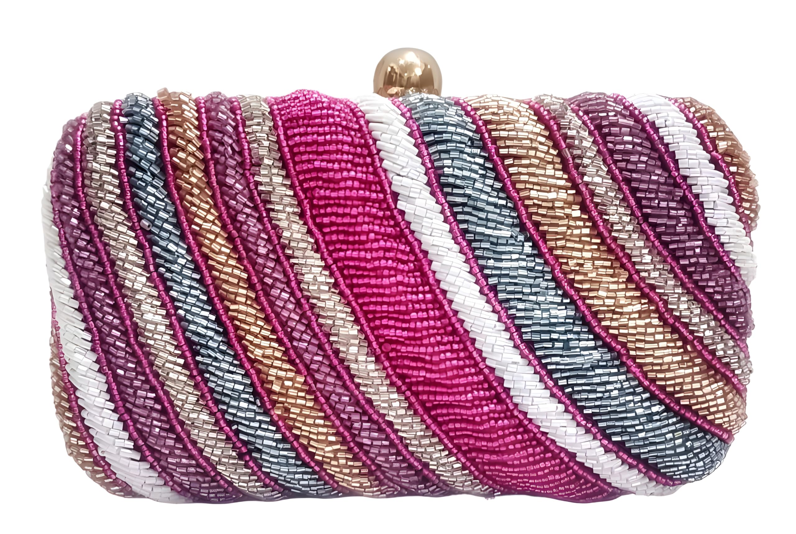 amerie fashions Women's Traditional Designer Embroidered Wine Clutch For Women & Girls | Party Clutches For Ladies Wedding-picture-10