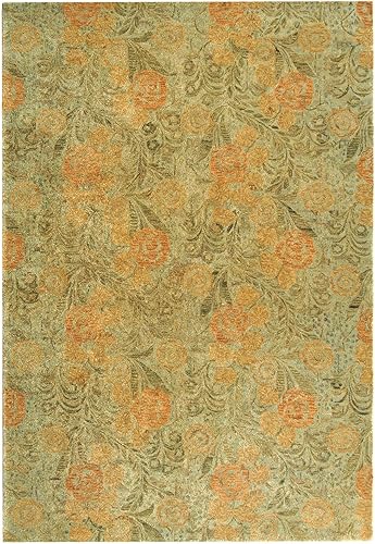 Miniatura 3 de MARTHA STEWART x SAFAVIEH MSR3014A - Alfombra de lana hecha a mano para sala de estar, comedor y dormitorio, 7 pies 9 pulgadas x 9 pies 9 pulgadas