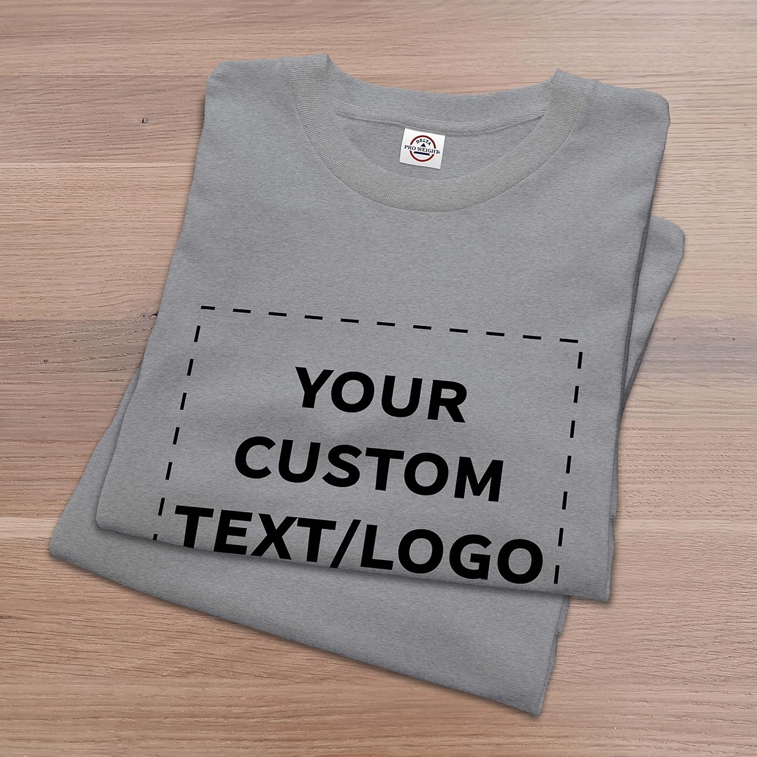 DISCOUNT PROMOS Custom Delta Apparel Unisex Short Sleeve T-Shirts, Personalized Bulk Pack - Image 8