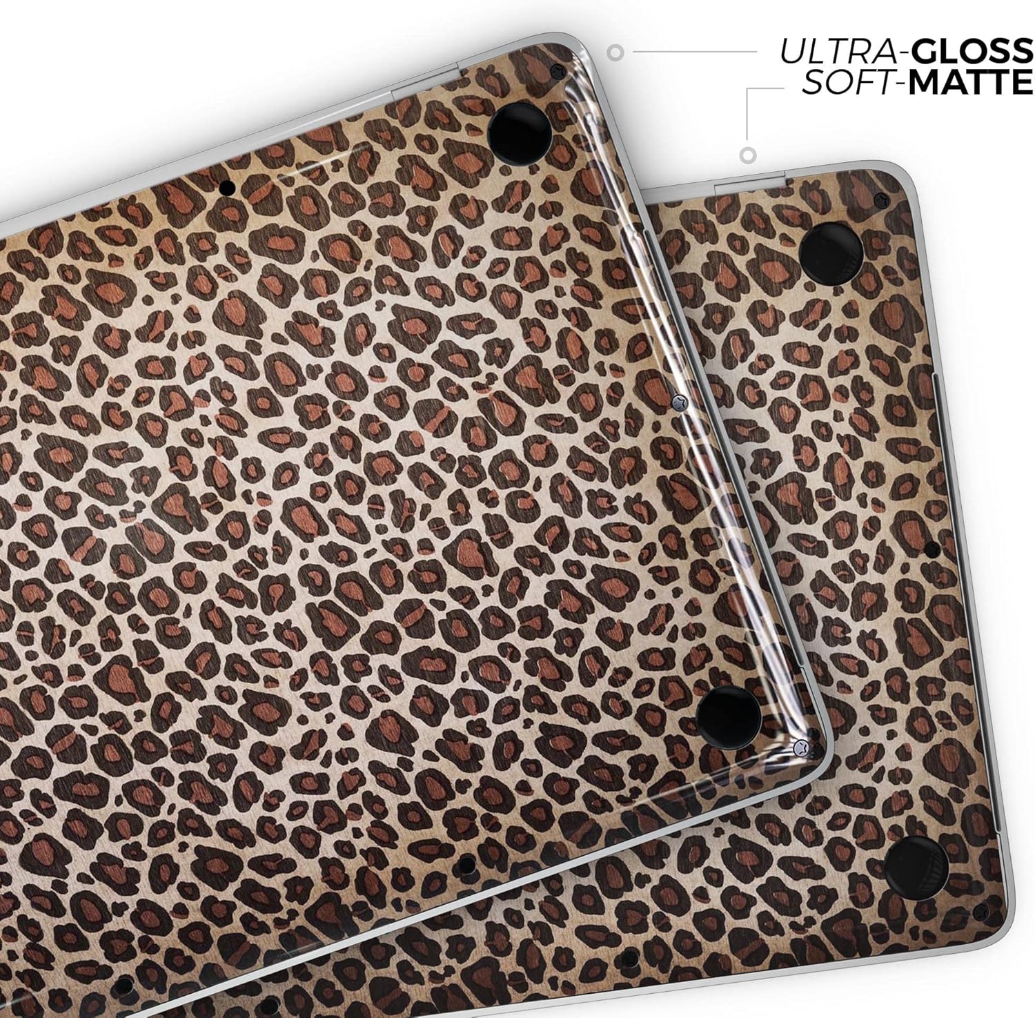 DesignSkinz - Vibrant Cheetah Animal Print V3 - Full-Body Wrap Protective Decal Skin Kit Compatible with MacBook 13" Pro M1 (A2338)