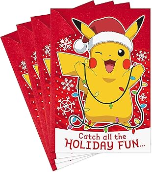 Amazon | Hallmark ポケットモンスター クリスマスカード