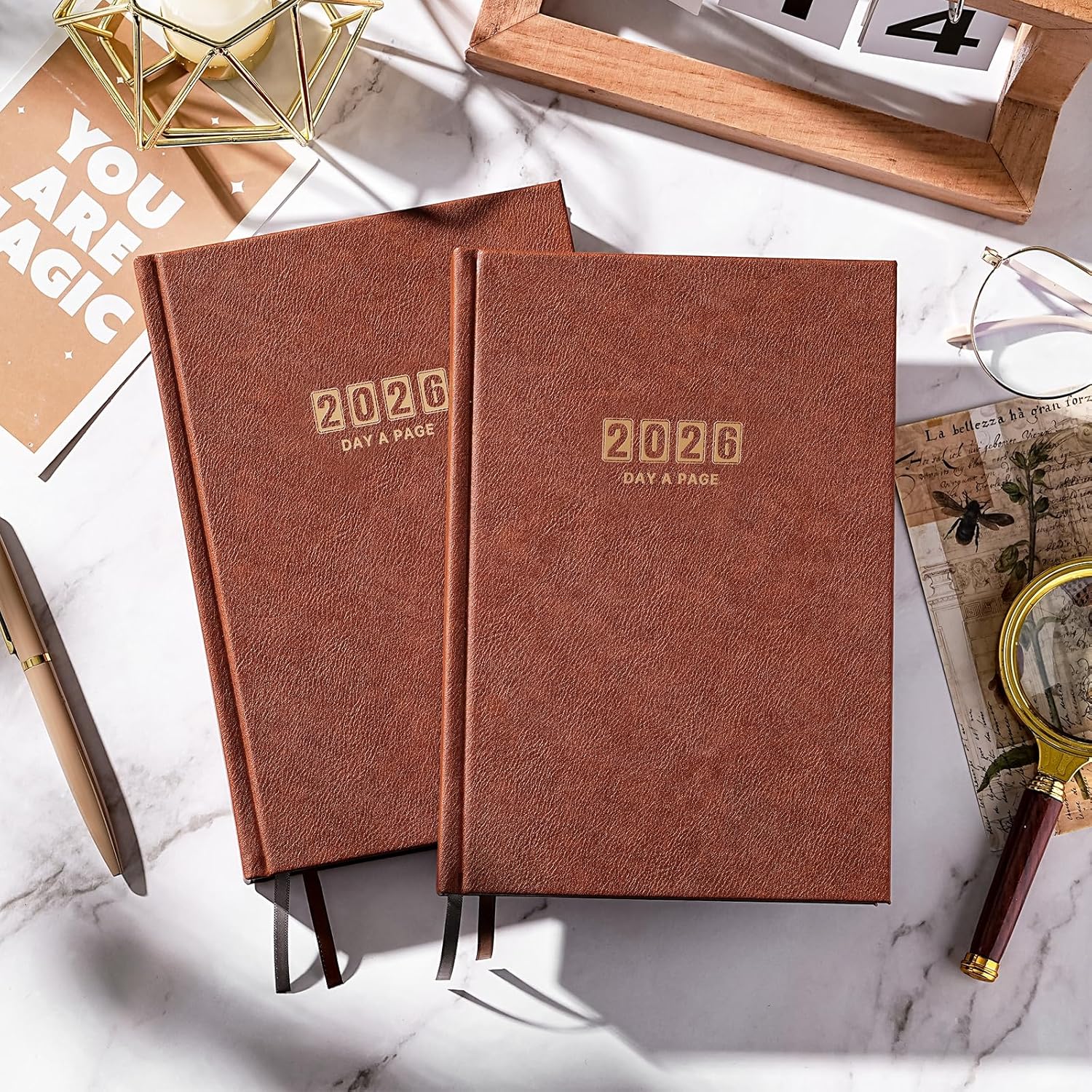 2026 Daily Planner - 2026 Daily Planner Full Page Per Day, Page A Day Calendar 2026, Jan. 2026 - Dec. 2026, 5.8" x 8.4", Agenda for 365 Days