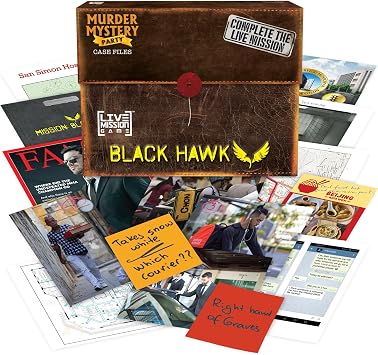 Murder Mystery Party Case Files Fire in Adlerstein for 1 or More Players Ages 14 and Up