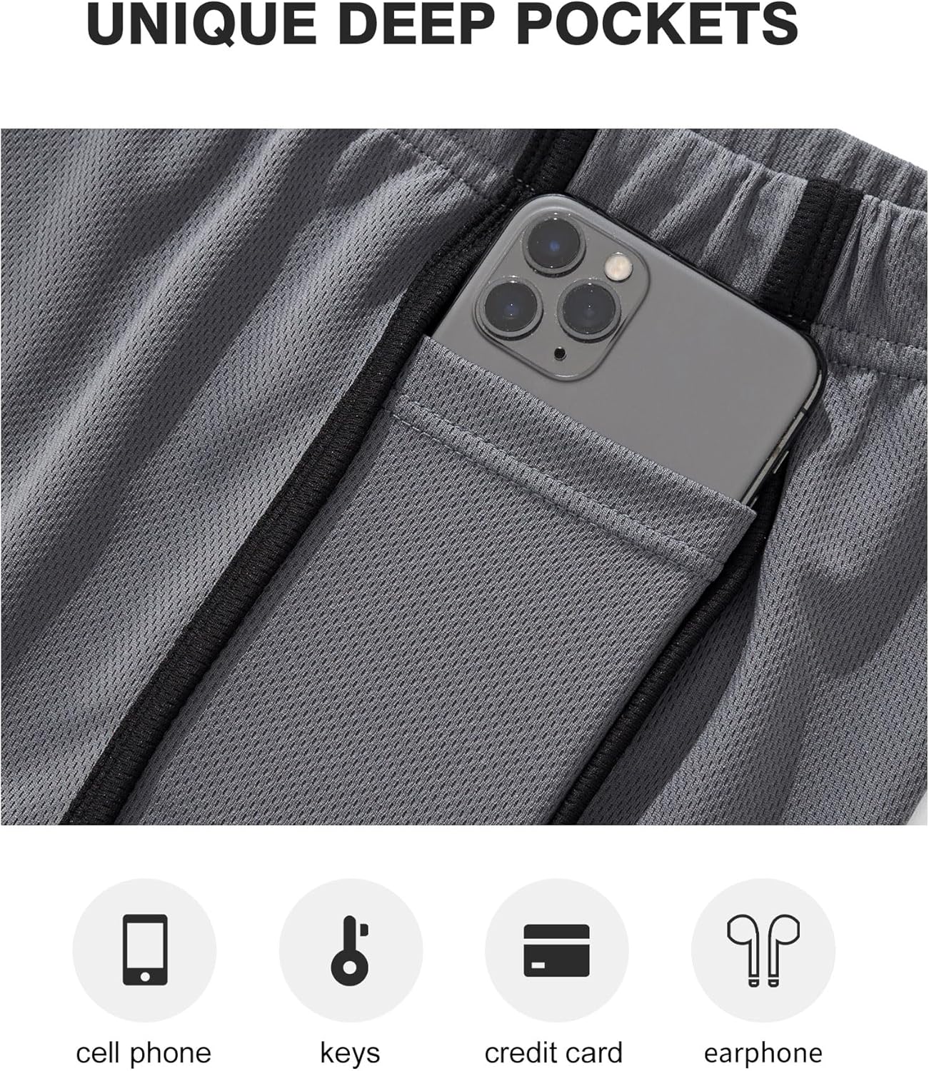 AIMPACT Mens Mesh Shorts 3 Inch Running Gym Athletic Workout Bodybuilding Booty Track Shorts Vintage Fitted Short - Image 3