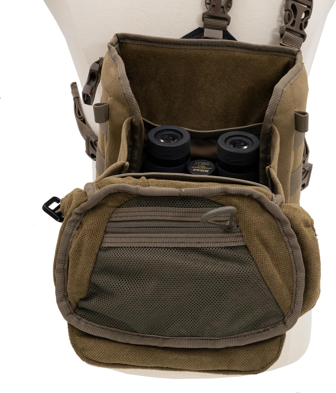 ALPS OutdoorZ Adapt Sling Pack - Coyote Brown, Ultra-Quiet Fleece Hunting Crossbody Bag