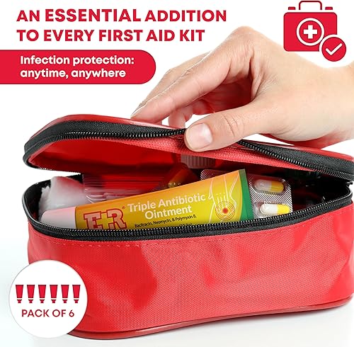 Miniatura 6 de Ever Ready First Aid Pomada antibiótica triple de 1.0 onzas, ungüento de primeros auxilios para rasguños menores, cortes, quemaduras, heridas - 6