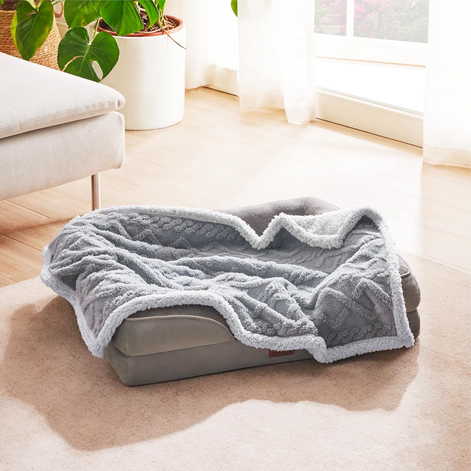 Bedsure Waterproof Dog Blankets for Small Dogs Pet Blanket for Couch Protector