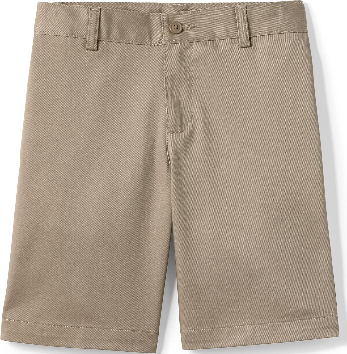 Lands’ End School Uniform Boys Plain Front Blend Chino Shorts Lands’ End School Uniform Boys Plain Front Blend Chino Shorts