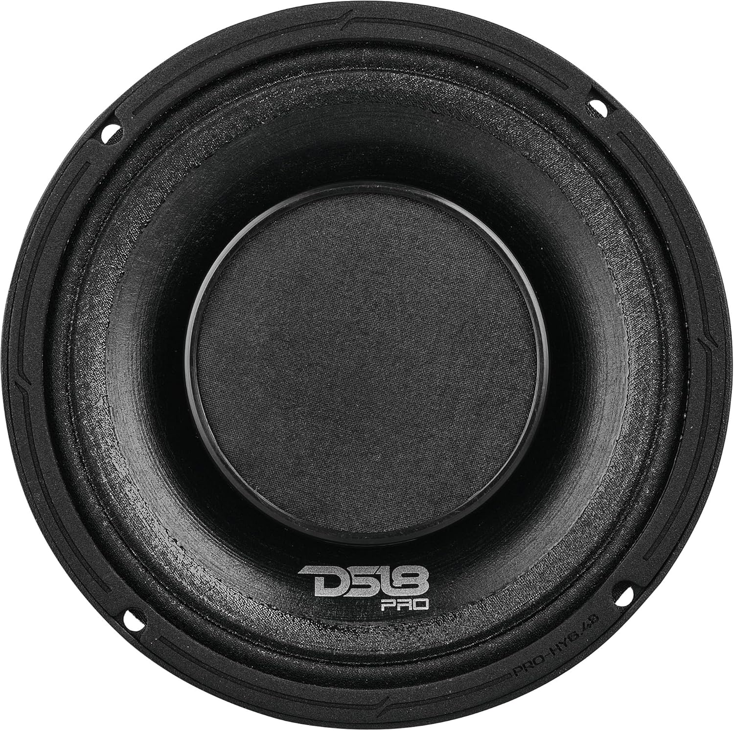 DS18 PRO-HY6.4B 6.5" Hybrid Mid-Range Car Audio Loudspeaker with 1" VC Built-in Compression Driver Horn and Water Resistant Cone 450W Max 225W RMS 4 Ohms (1 Speaker)