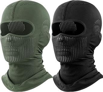 WTACTFUL Super Breathable - 1 Pack/ 2 Pack Motorcycle Face Mask for Riding Racing Cycling Ski Snowboard