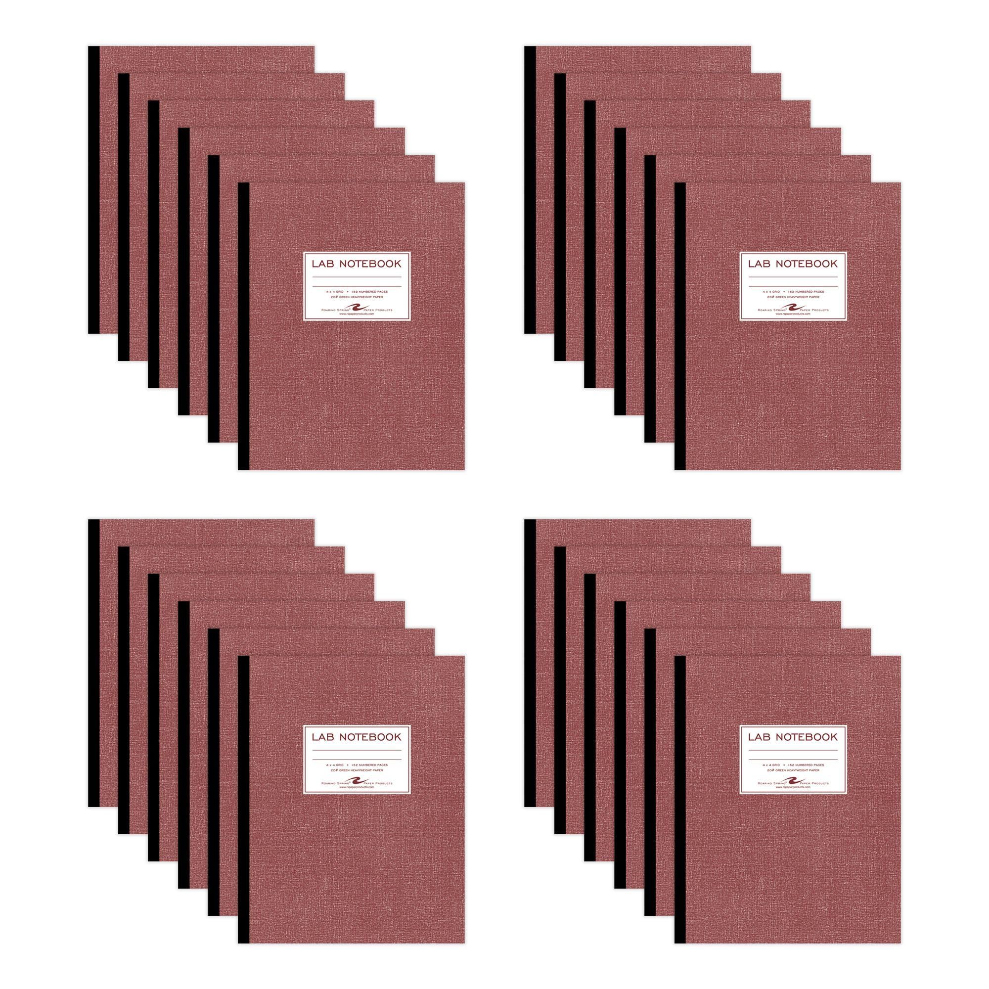 Roaring Spring Lab Notebook Roaring Spring Quad Graph Roaring Spring 4x4 Quad Graph Lab Notebook ...