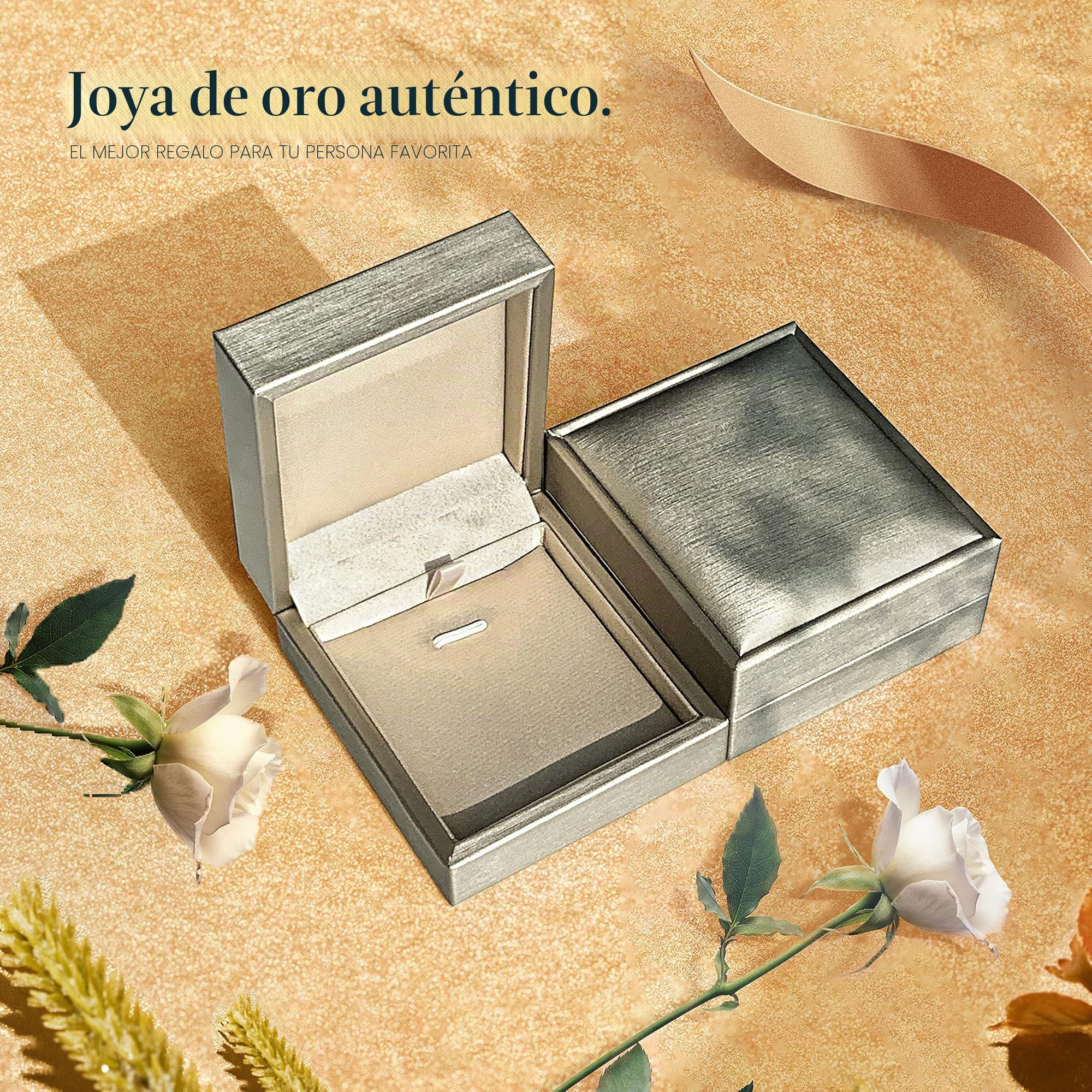 Carleen Collar con Colgante de Cruz de Oro Amarillo blanco Macizo de 14 Quilates (585) Regalo Joyería para Damas Mujer Niñas - Longitud Cadena: 40 + 5 cm