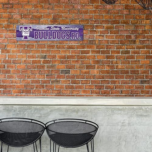 Vista 175 de Rico Industries Letrero de plástico de la NCAA de plástico de 4 x 16 pulgadas Alternativo