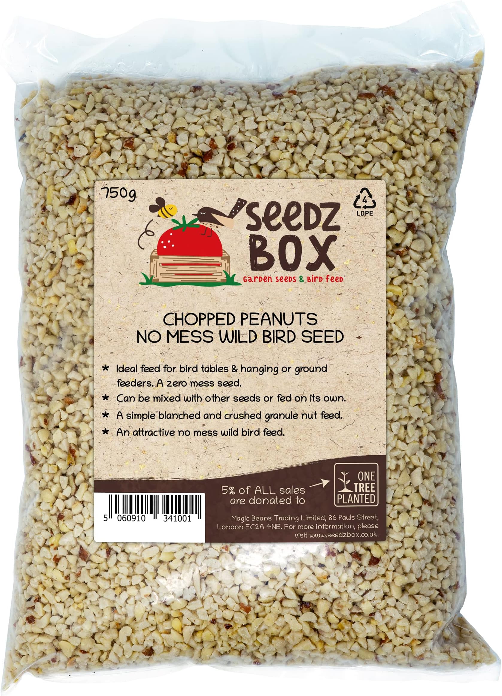 Wild Bird Peanuts 10kg 5kg 2kg 700g 500g 250g 100g Garden Bird Nuts