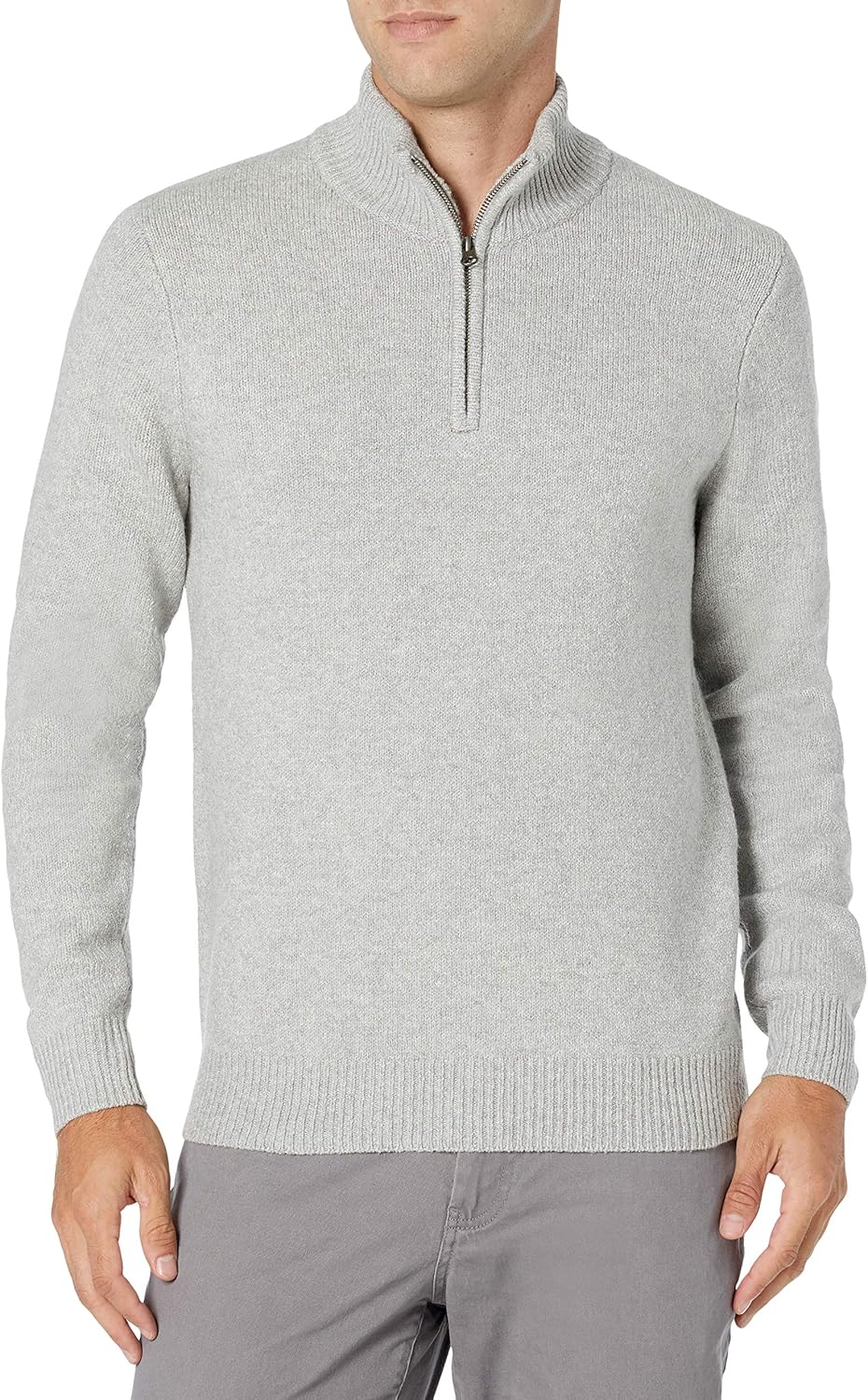 Amazon Essentials Men's Long-Sleeve Soft Touch Quarter-Zip Sweater - Image 2
