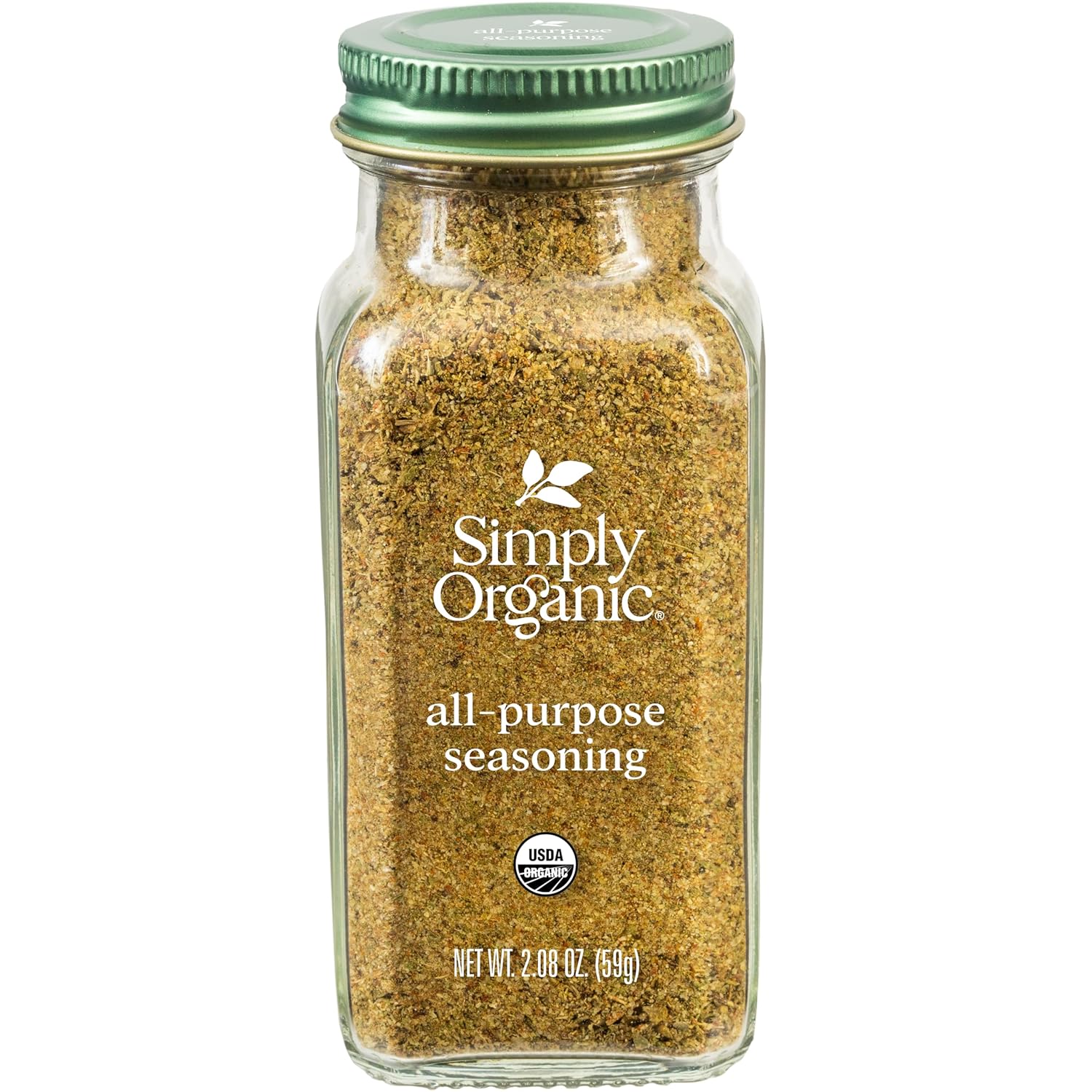 Simply Organic All-Purpose Seasoning Blend, 2.08 Ounce Jar, Great on Chicken, Steak, Beef and More USDA Organic