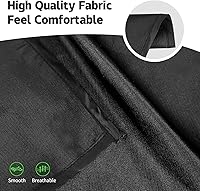 Vista 8 de ZATOOTO Cortinas para ventana de automóvil, 2 fundas de protección lateral de seda negra para proteger la parte trasera del automóvil, parasol