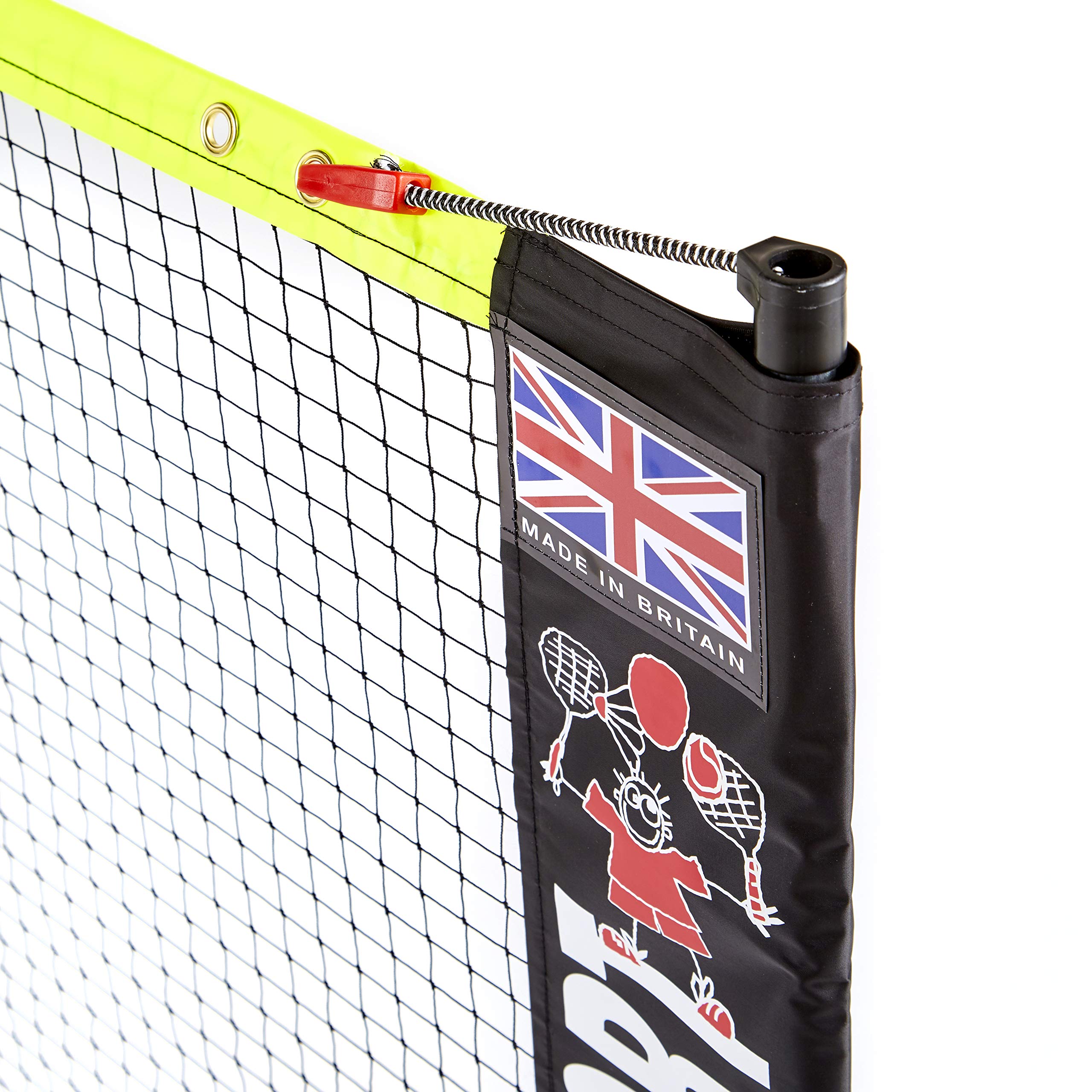 Zsig Large, Rete Multisport per Famiglie, Altezza Regolabile, 6 m, Badminton, pallavolo, Tennis, Multicolore