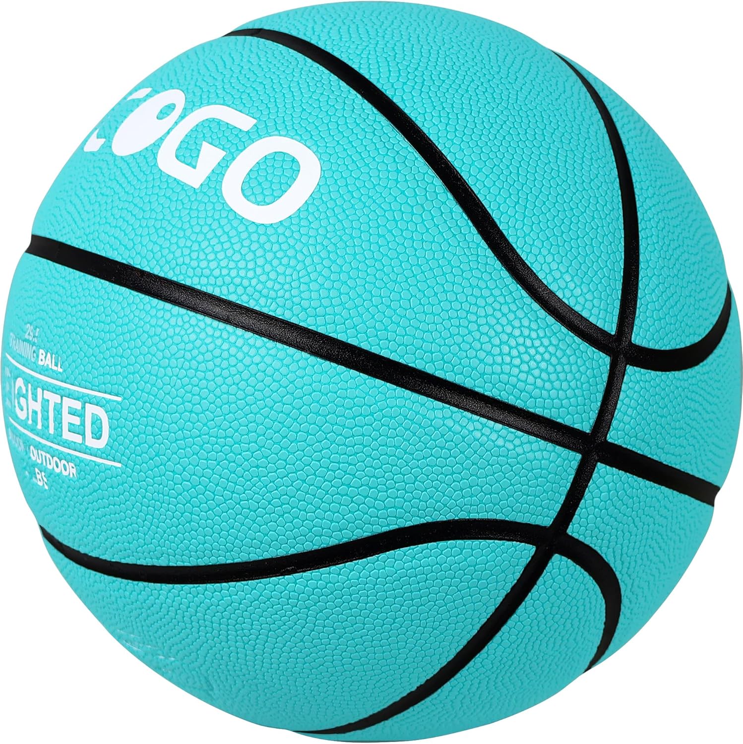 Size 6/7 Weighted Training Basketball (2.2/3/3.3 lbs) - Heavy Indoor/Outdoor Basketball for Dribbling, Passing, Rebounding & Skill Development