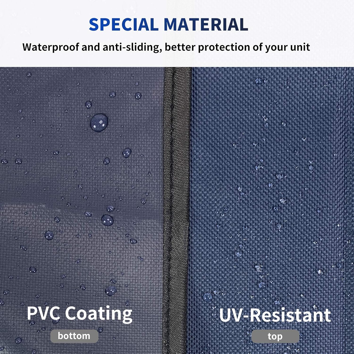 Homydom Durable Winter Top Air Conditioner Cover for Outside Units, AC Cover Hard Cover for AC Unit Waterproof Material, Snow-Resist,32 x 32 Inches