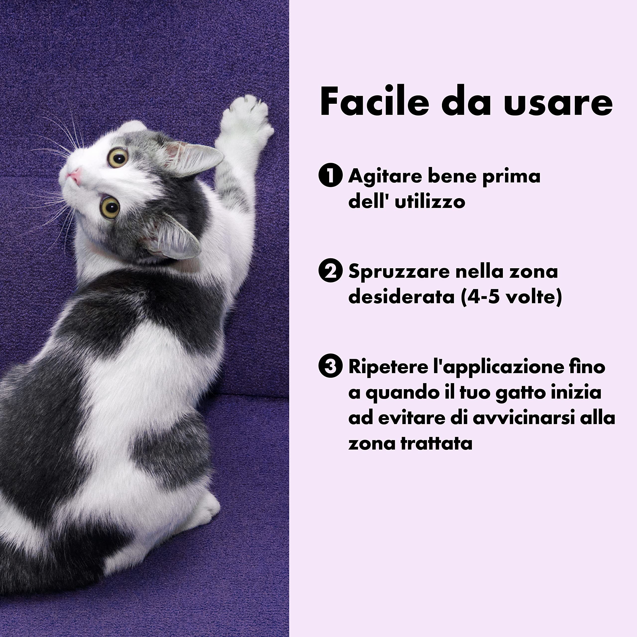 Catly Spray Repellente per Gatti da Esterno - Disabituante Gatti con Oli Essenziali - Spray Anti Gatto per Divano Anti Graffi - Dissuasore per Gatti, Alternativa Naturale a Ultrasuoni per Gatti, 250ml