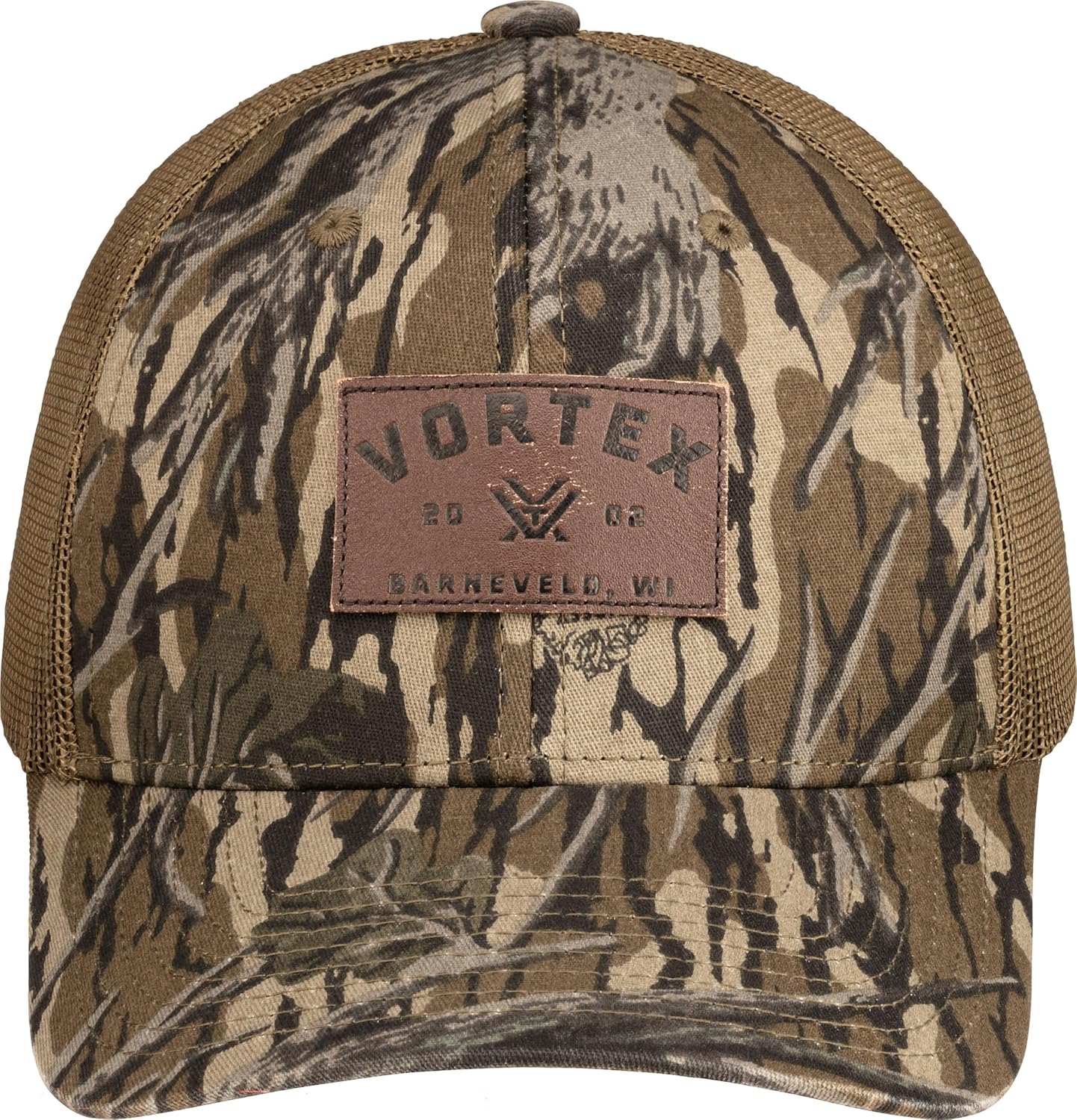 Vortex Smalltown Legacy Mossy Oak Bottomland Treestand Camo Mesh Snapback Cap
