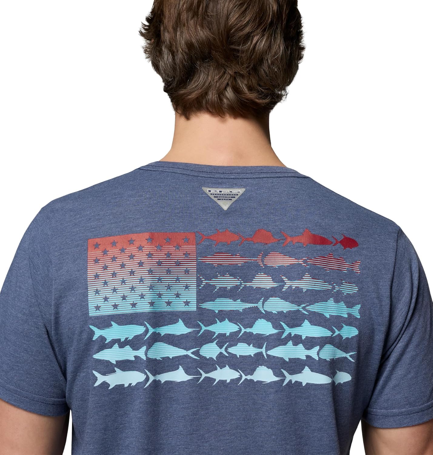Columbia Men's PFG Fish Flag II Short Sleeve