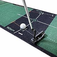 Vista 7 de WELLPUTT - Alfombrilla de entrenamiento de golf para putting - 13 pies verde