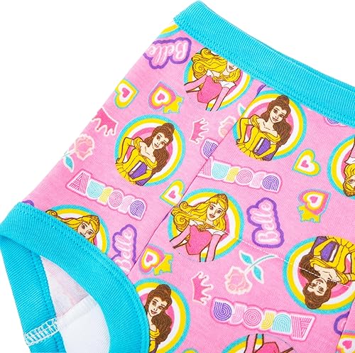 Miniatura 4 de Disney Pantalón de entrenamiento y kit de iniciación para niñas de princesa para niños pequeños, incluye calcomanías y tabla de seguimiento, tamaños