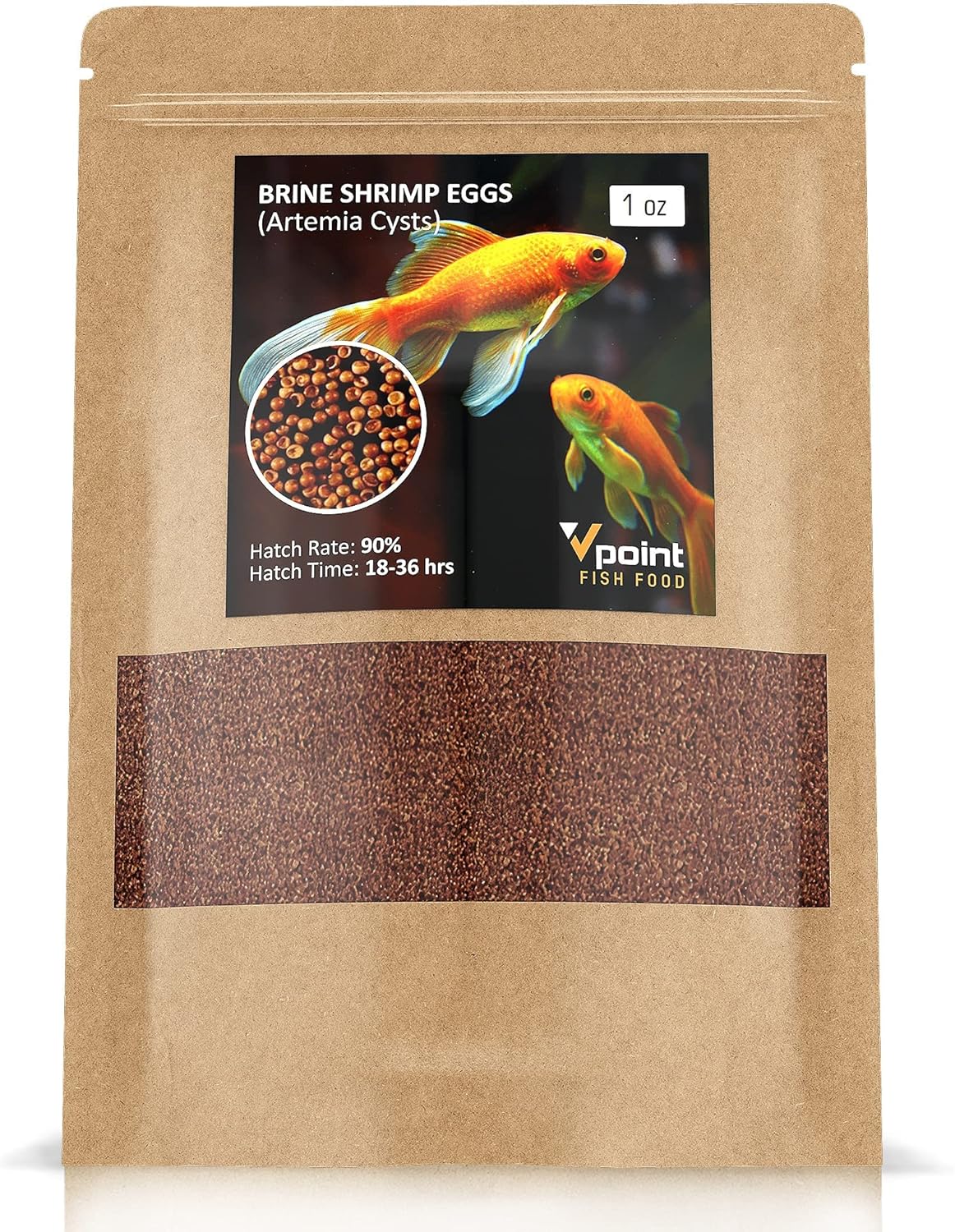 VPoint Brine Shrimp Eggs Artemia Cysts of 90 Hatch Rate