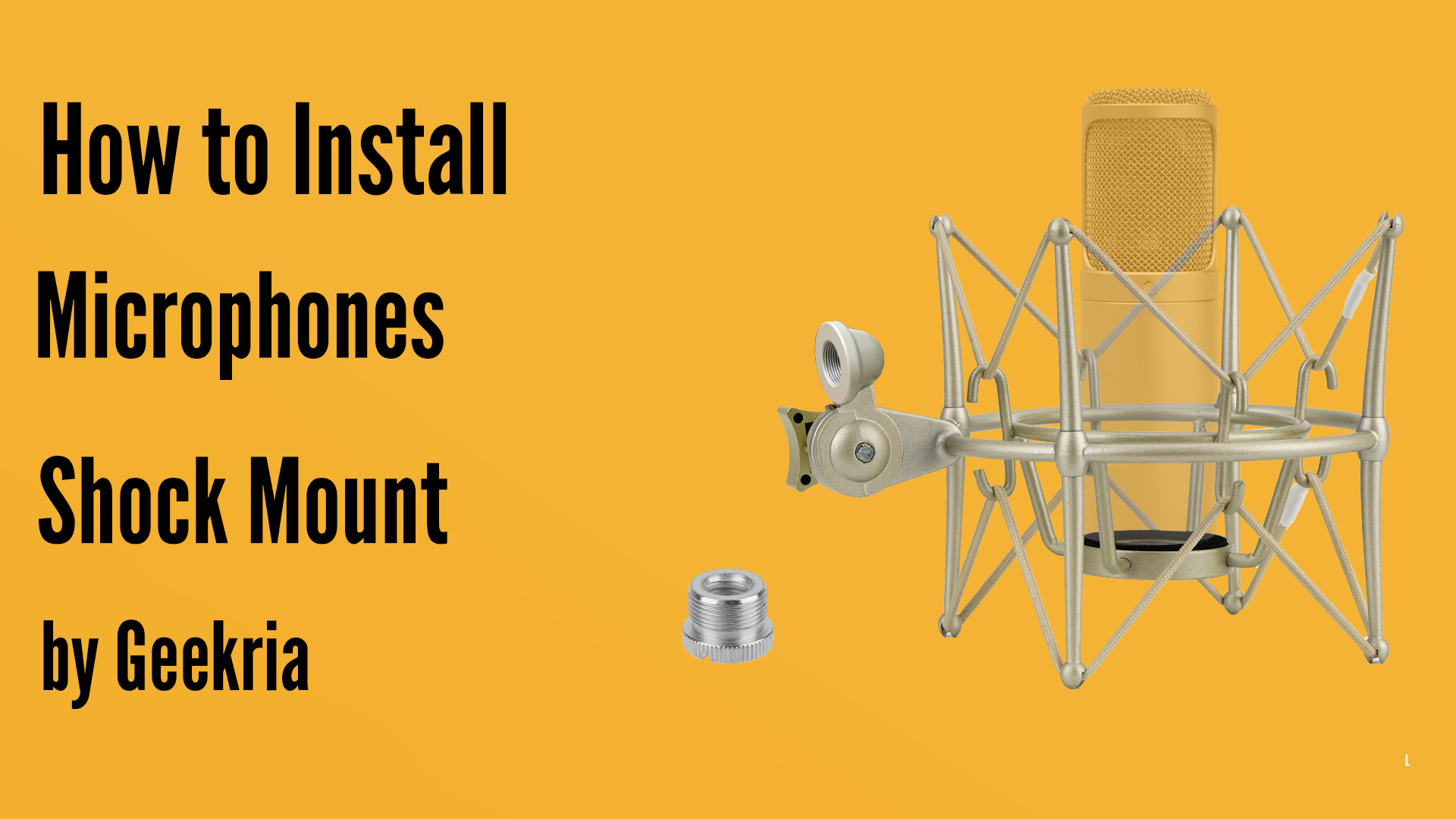 Amazon.com: GEEKRIA for Creators Microphone Shock Mount Compatible