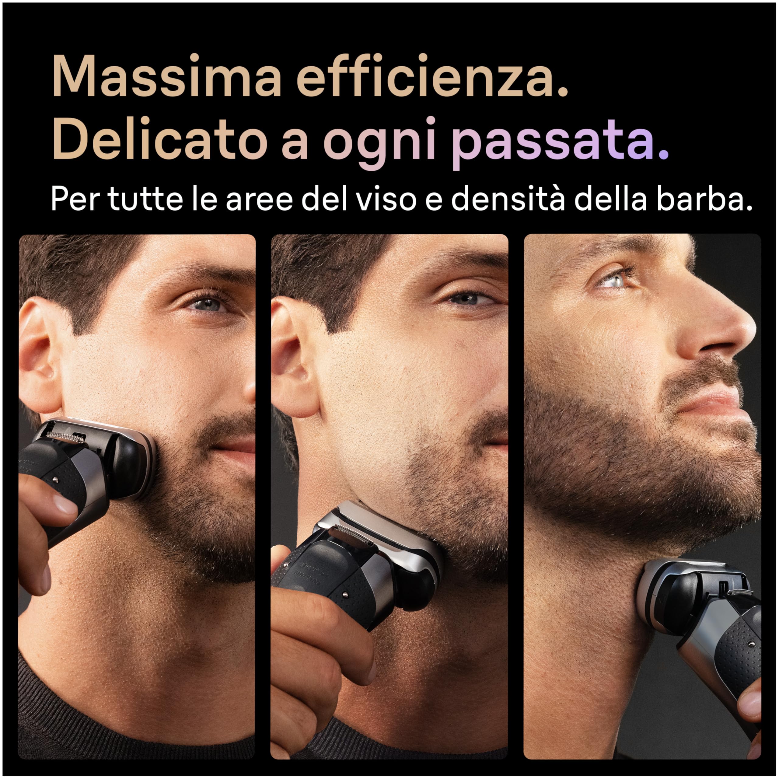 Braun Serie 9 PRO + Rasoio Elettrico Barba, Wet&Dry, 5+1 Lame Di Precisione Ultra Sottili, Regolabarba Uomo, Rasoio Barba, 60 Min Utilizzo, Stazione Di Pulizia SmartCare 6in1, Serie 9665cc, Grafite