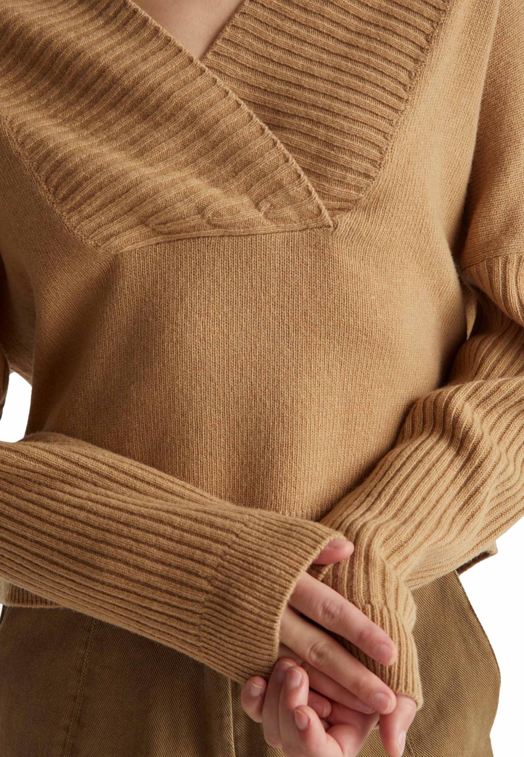 United Colors of Benetton Damen Maglia Scollo V M/L 1444d403h Pullover